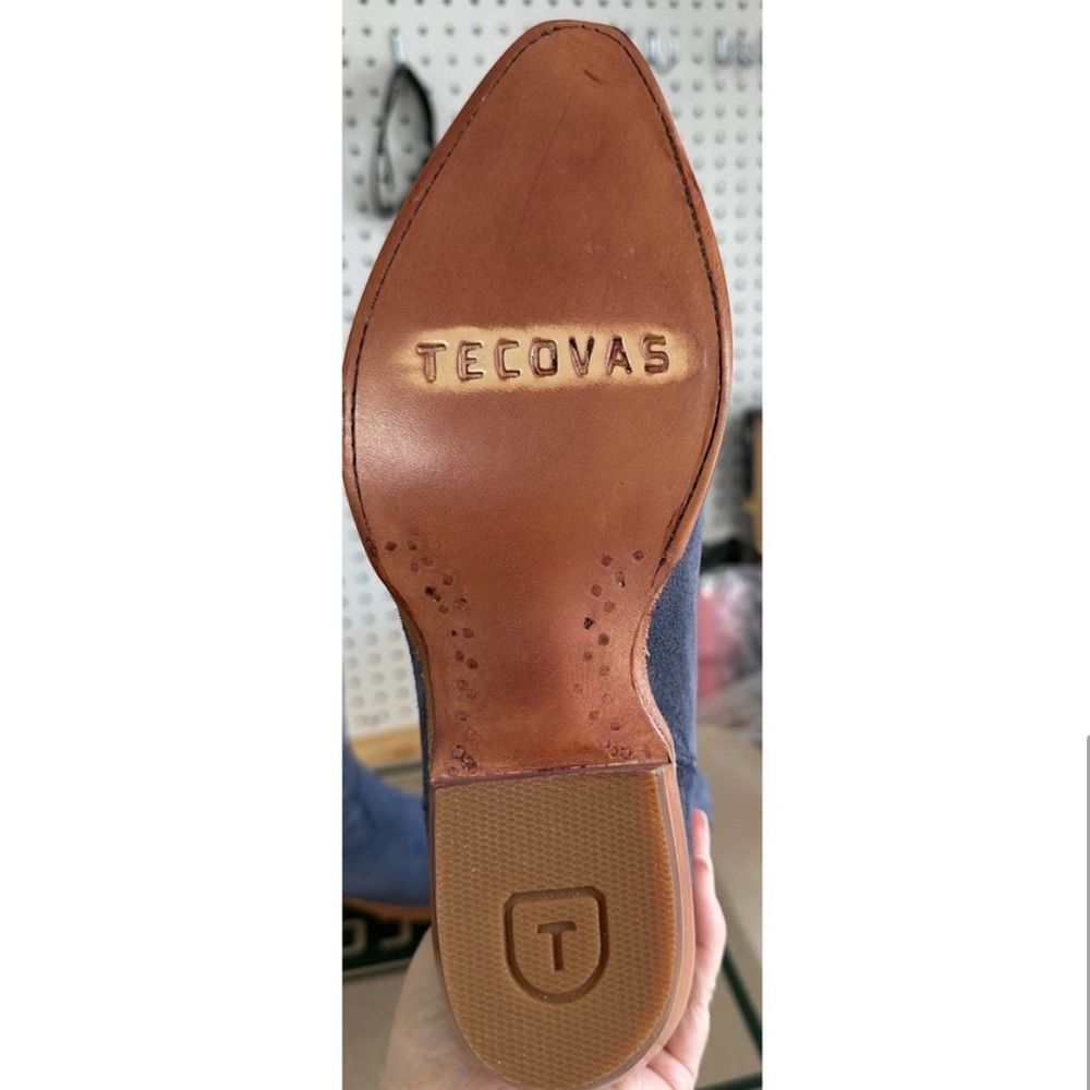 Tecovas Annie Indigo Suede
